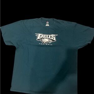 Eagles Football Men's Dark Teal T-Shirt